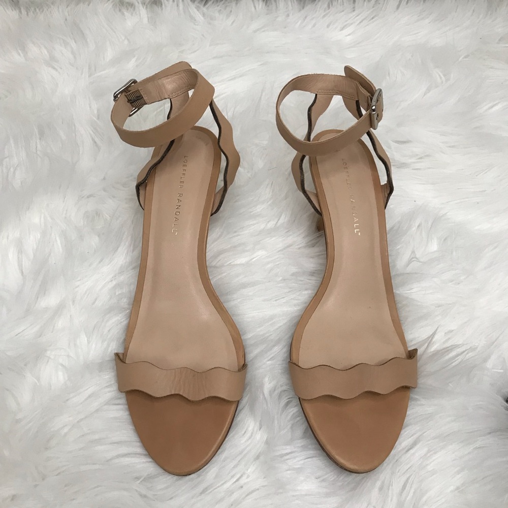 Loeffler Randall Amelia Scallop strap Sandals - Picture 2 of 6